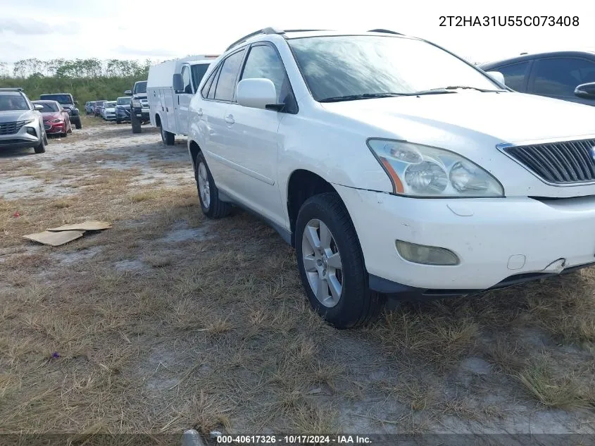 2005 Lexus Rx 330 VIN: 2T2HA31U55C073408 Lot: 40617326