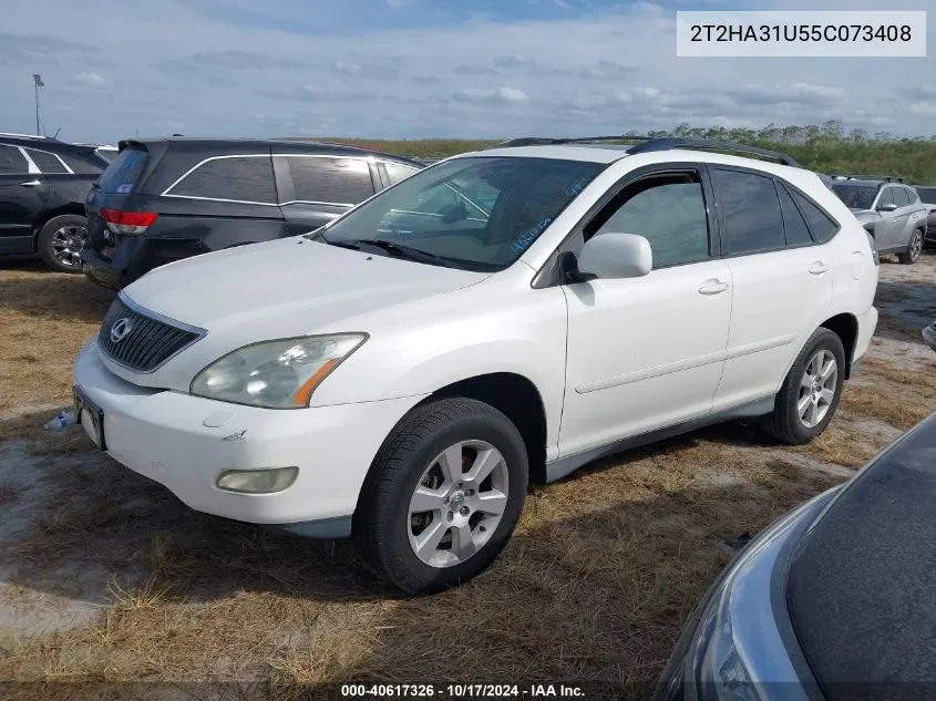 2005 Lexus Rx 330 VIN: 2T2HA31U55C073408 Lot: 40617326