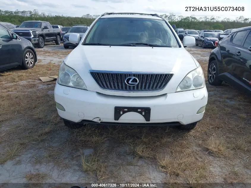 2005 Lexus Rx 330 VIN: 2T2HA31U55C073408 Lot: 40617326