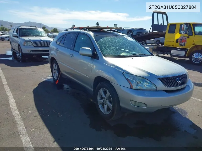 2005 Lexus Rx 330 VIN: 2T2GA31U05C027884 Lot: 40676404