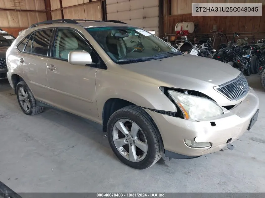 2005 Lexus Rx 330 VIN: 2T2HA31U25C048045 Lot: 40678403