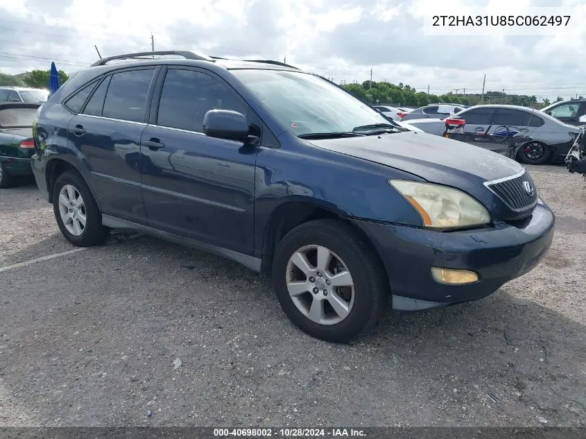 2005 Lexus Rx 330 VIN: 2T2HA31U85C062497 Lot: 40698002