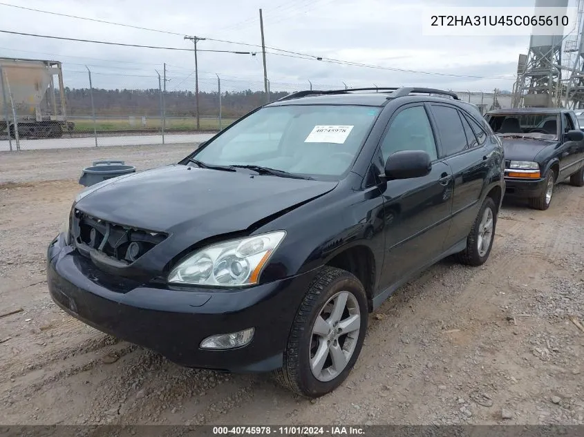 2005 Lexus Rx 330 VIN: 2T2HA31U45C065610 Lot: 40745978