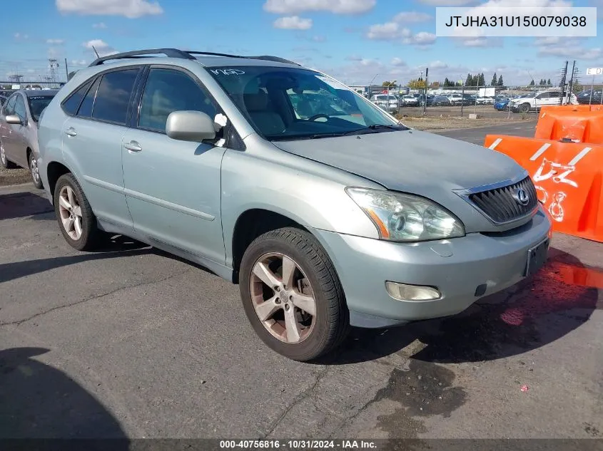 2005 Lexus Rx 330 VIN: JTJHA31U150079038 Lot: 40756816