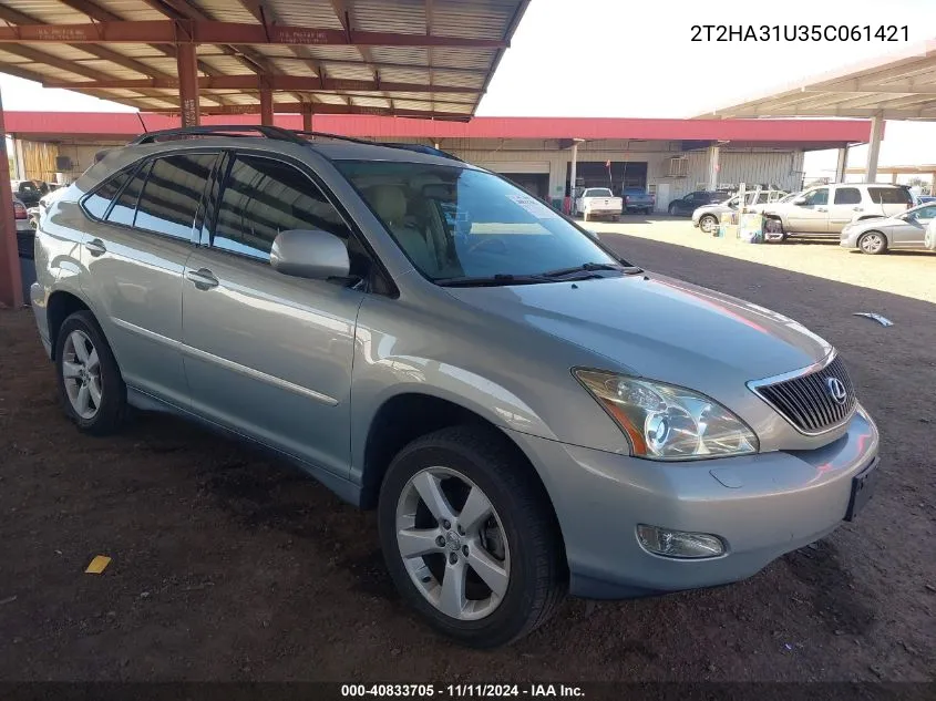 2005 Lexus Rx 330 VIN: 2T2HA31U35C061421 Lot: 40833705