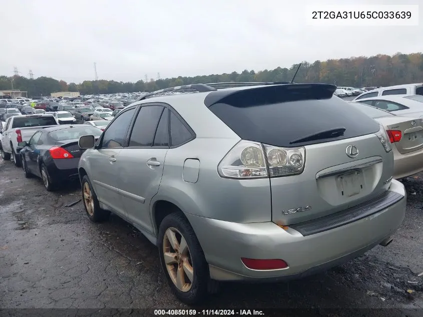 2T2GA31U65C033639 2005 Lexus Rx 330