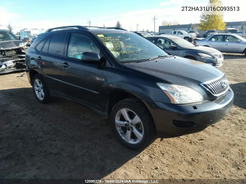 2006 Lexus Rx 330 VIN: 2T2HA31U16C093513 Lot: 12095378