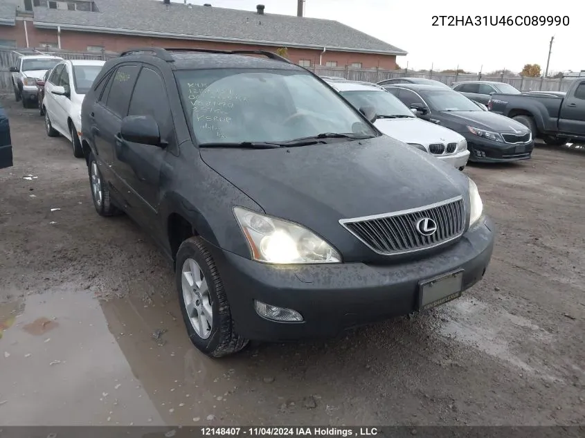 2006 Lexus Rx 330 VIN: 2T2HA31U46C089990 Lot: 12148407