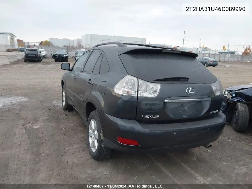 2006 Lexus Rx 330 VIN: 2T2HA31U46C089990 Lot: 12148407