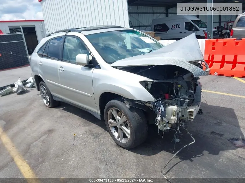 2006 Lexus Rx 400H VIN: JTJGW31U060001882 Lot: 39473136