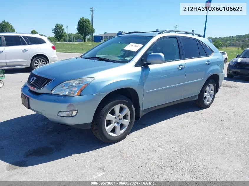 2006 Lexus Rx 330 VIN: 2T2HA31UX6C106629 Lot: 39573667