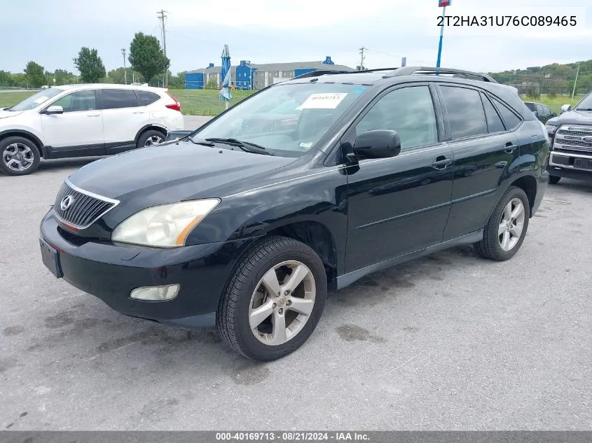 2006 Lexus Rx 330 VIN: 2T2HA31U76C089465 Lot: 40169713