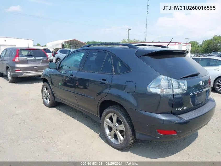 JTJHW31U260016565 2006 Lexus Rx 400H