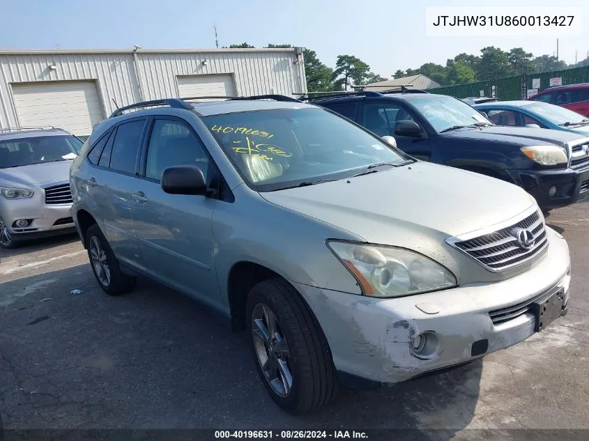 2006 Lexus Rx 400H VIN: JTJHW31U860013427 Lot: 40196631