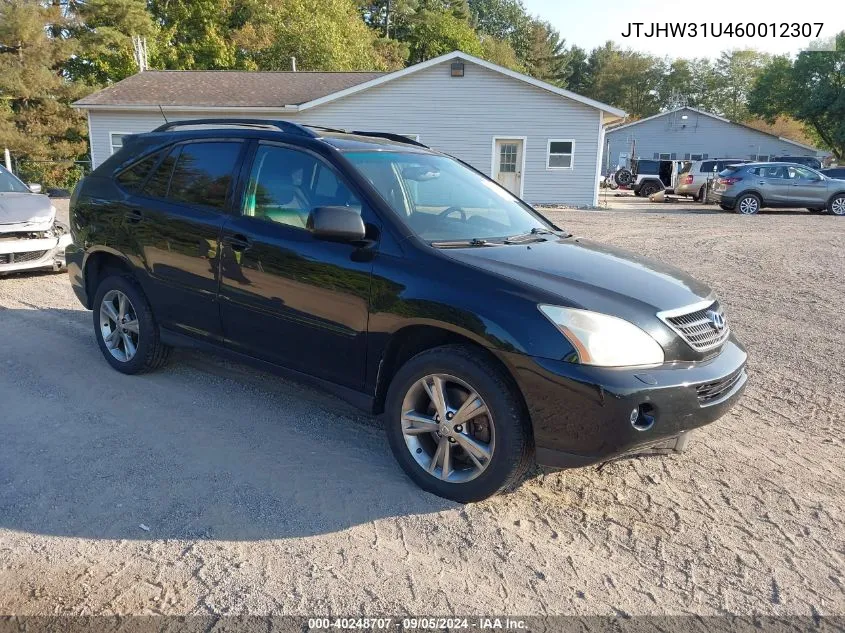 2006 Lexus Rx 400H 400 VIN: JTJHW31U460012307 Lot: 40248707