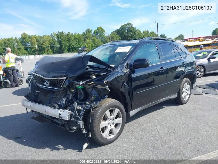 2006 Lexus Rx 330 VIN: 2T2HA31U26C106107 Lot: 40250293