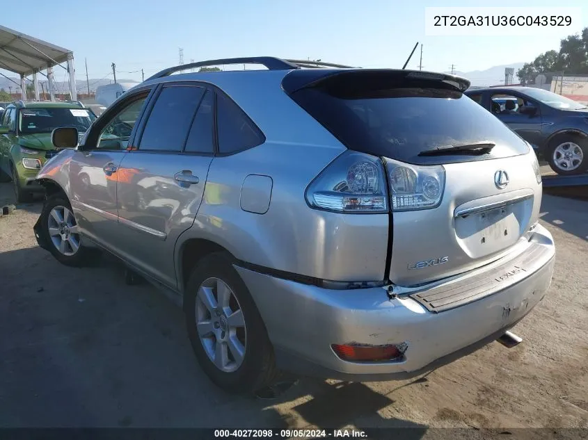 2T2GA31U36C043529 2006 Lexus Rx 330