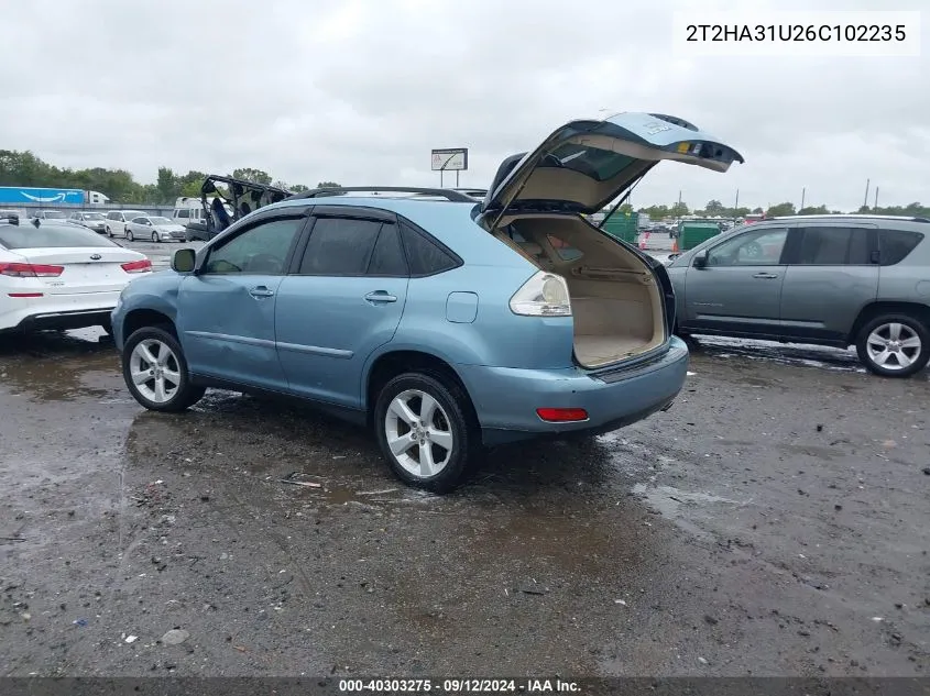 2006 Lexus Rx 330 VIN: 2T2HA31U26C102235 Lot: 40303275