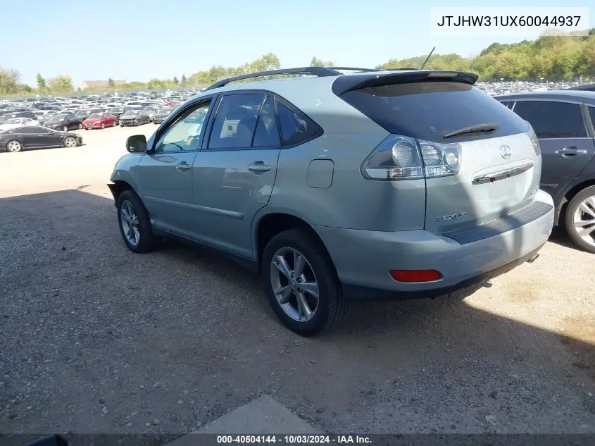 JTJHW31UX60044937 2006 Lexus Rx 400H