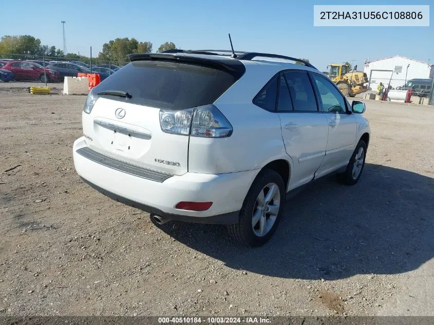 2T2HA31U56C108806 2006 Lexus Rx 330