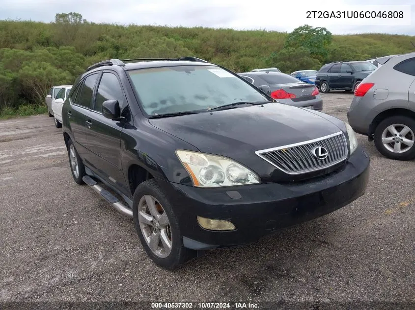 2006 Lexus Rx 330 VIN: 2T2GA31U06C046808 Lot: 40537302