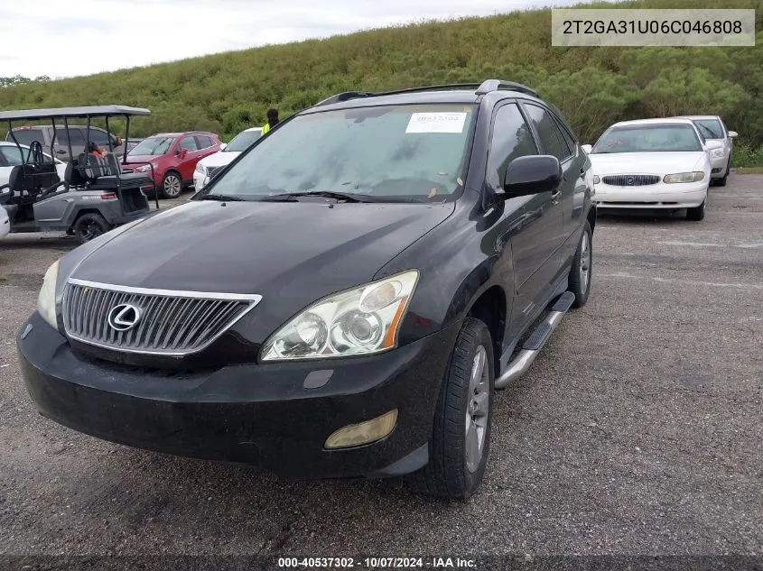 2006 Lexus Rx 330 VIN: 2T2GA31U06C046808 Lot: 40537302