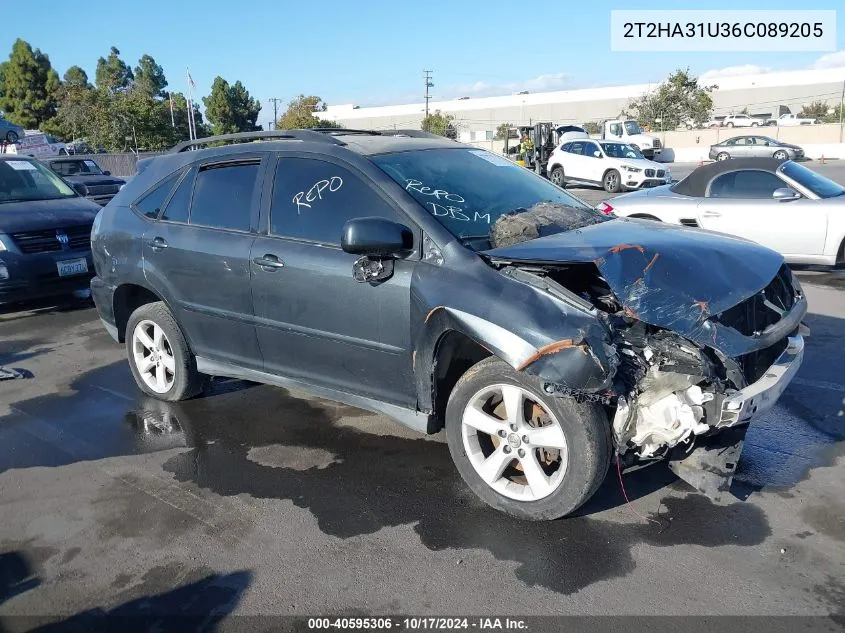 2006 Lexus Rx 330 VIN: 2T2HA31U36C089205 Lot: 40595306