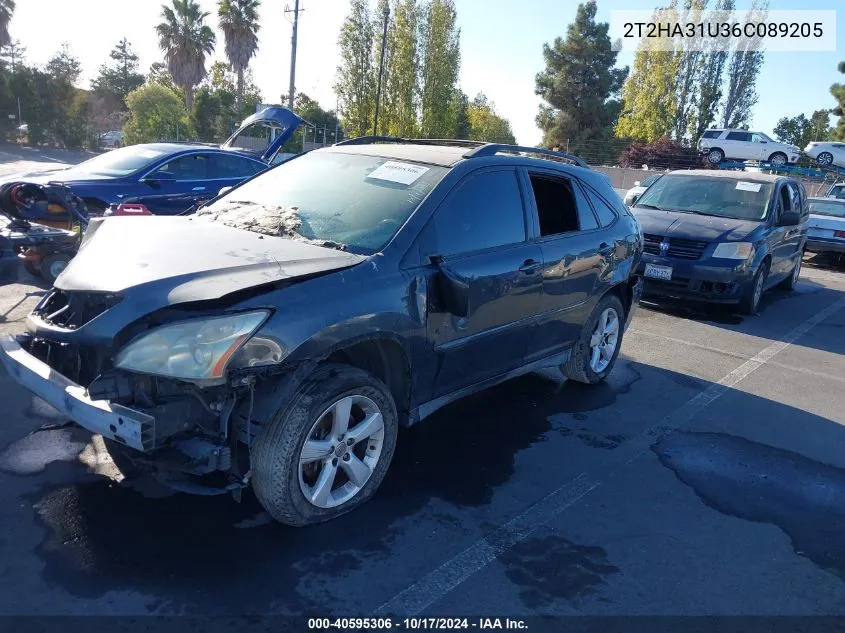 2006 Lexus Rx 330 VIN: 2T2HA31U36C089205 Lot: 40595306