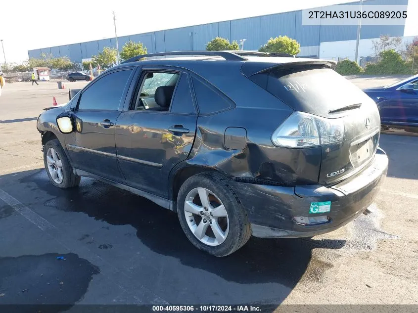 2006 Lexus Rx 330 VIN: 2T2HA31U36C089205 Lot: 40595306