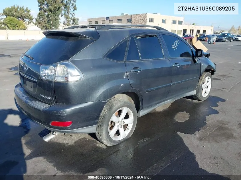 2006 Lexus Rx 330 VIN: 2T2HA31U36C089205 Lot: 40595306