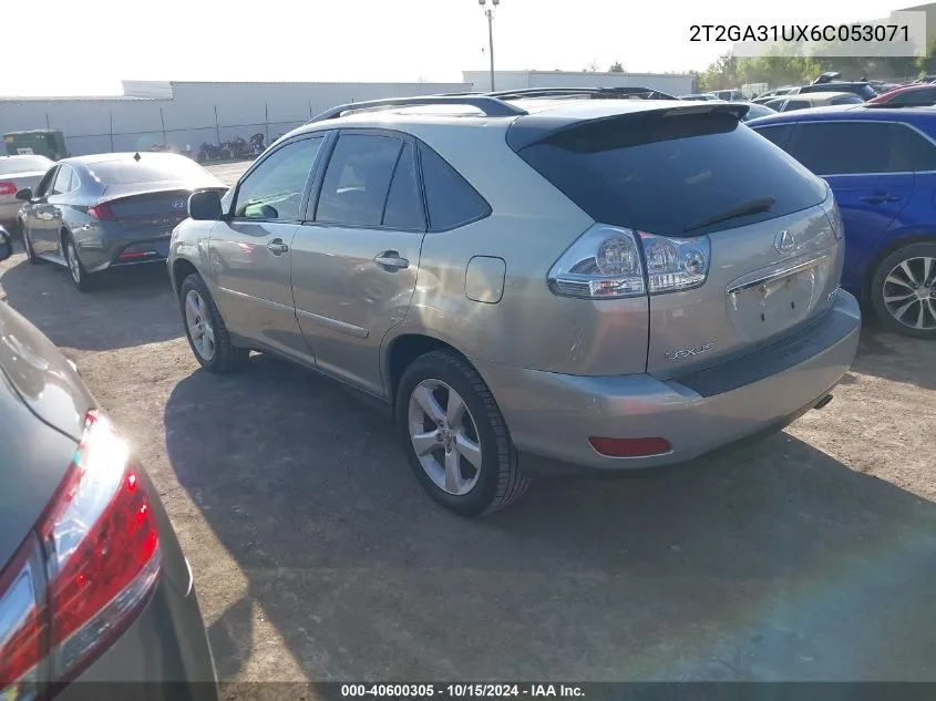 2006 Lexus Rx 330 VIN: 2T2GA31UX6C053071 Lot: 40600305