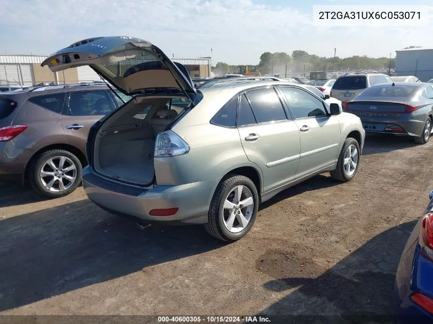 2006 Lexus Rx 330 VIN: 2T2GA31UX6C053071 Lot: 40600305