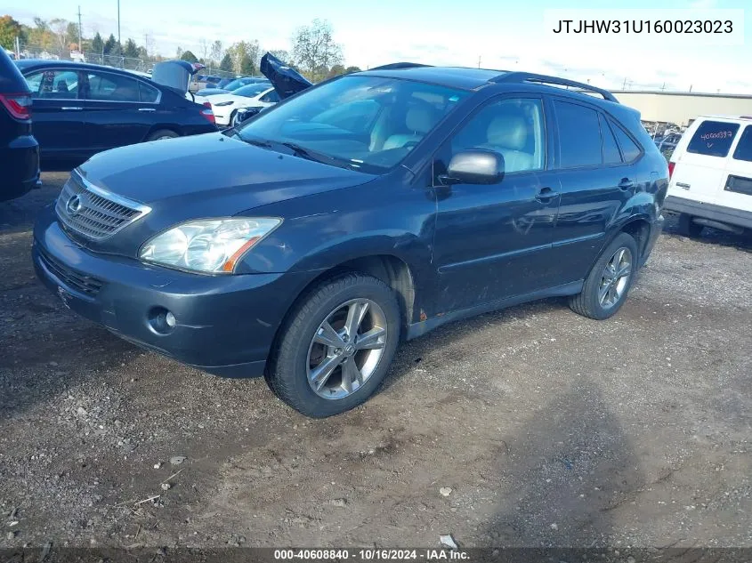 2006 Lexus Rx 400H VIN: JTJHW31U160023023 Lot: 40608840