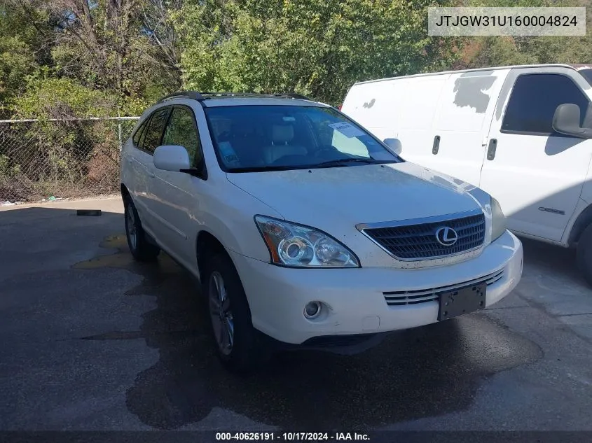 JTJGW31U160004824 2006 Lexus Rx 400H