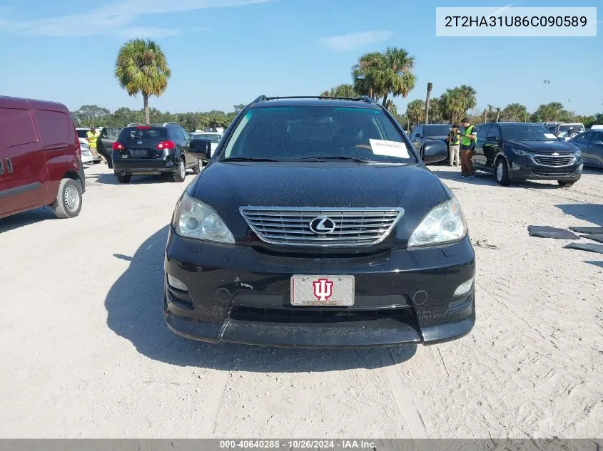 2006 Lexus Rx 330 VIN: 2T2HA31U86C090589 Lot: 40640285