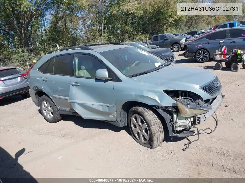 2006 Lexus Rx 330 VIN: 2T2HA31U36C102731 Lot: 40640877