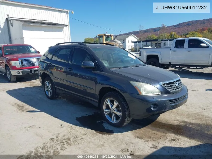 2006 Lexus Rx 400H VIN: JTJHW31U560011232 Lot: 40646281