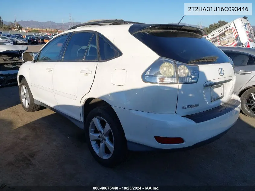 2006 Lexus Rx 330 VIN: 2T2HA31U16C093446 Lot: 40675448