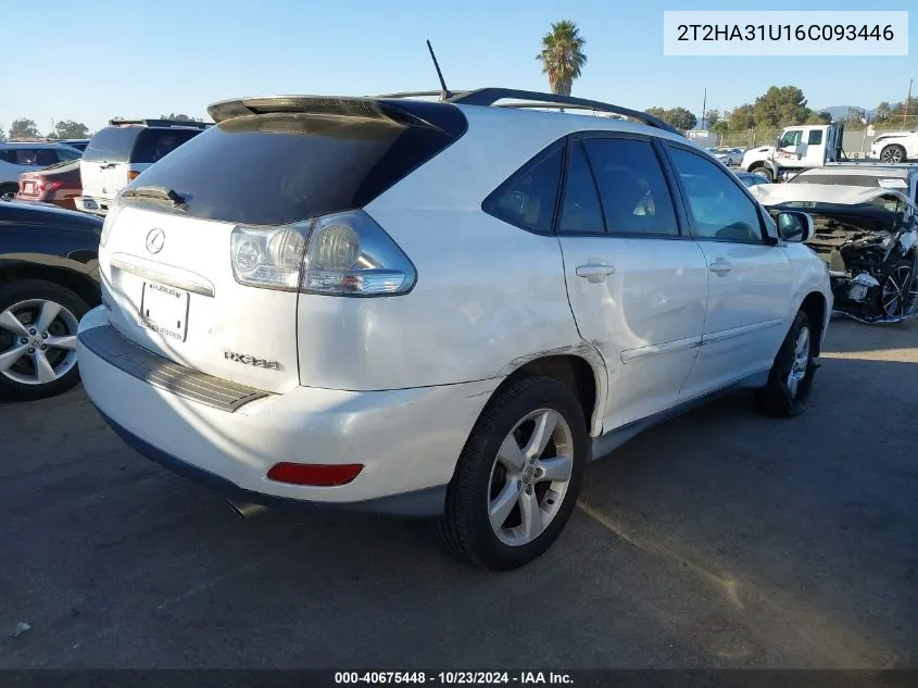 2006 Lexus Rx 330 VIN: 2T2HA31U16C093446 Lot: 40675448