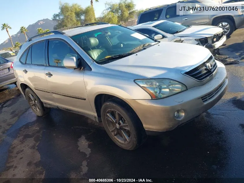 2006 Lexus Rx 400H VIN: JTJHW31U762001046 Lot: 40685306