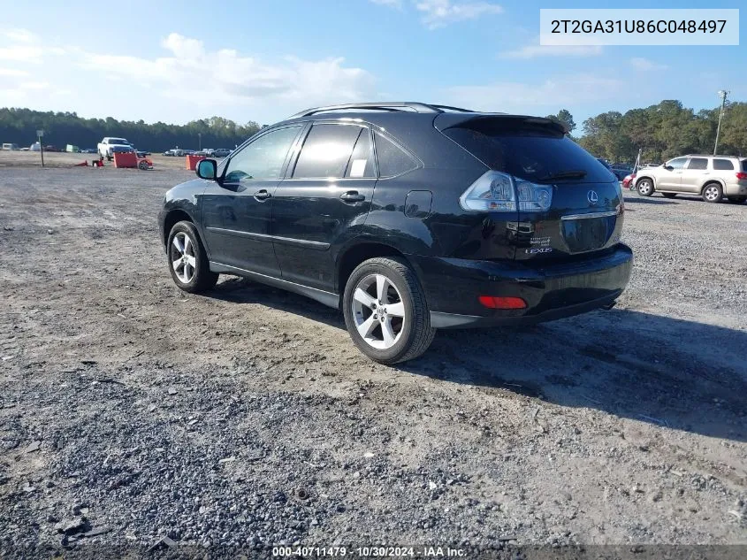 2006 Lexus Rx 330 VIN: 2T2GA31U86C048497 Lot: 40711479