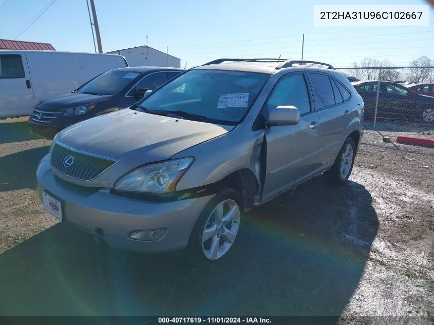 2006 Lexus Rx 330 VIN: 2T2HA31U96C102667 Lot: 40717619