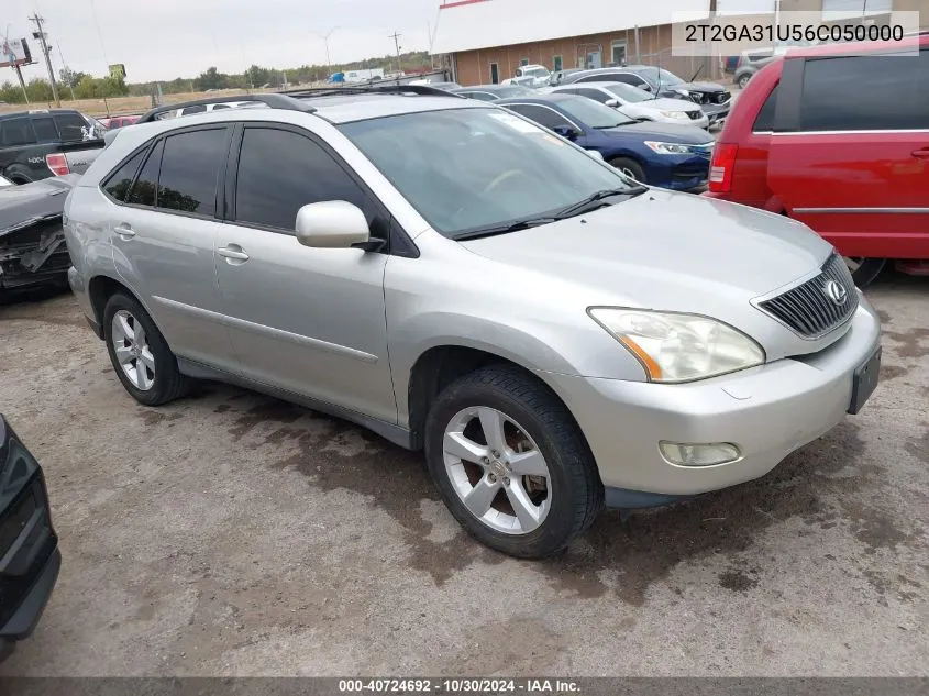 2006 Lexus Rx 330 VIN: 2T2GA31U56C050000 Lot: 40724692