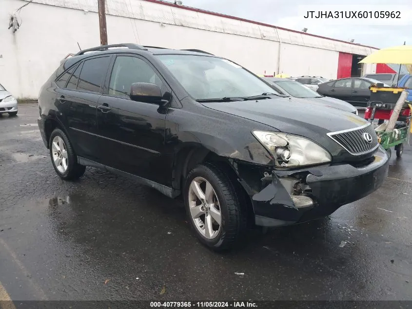 2006 Lexus Rx 330 VIN: JTJHA31UX60105962 Lot: 40779365