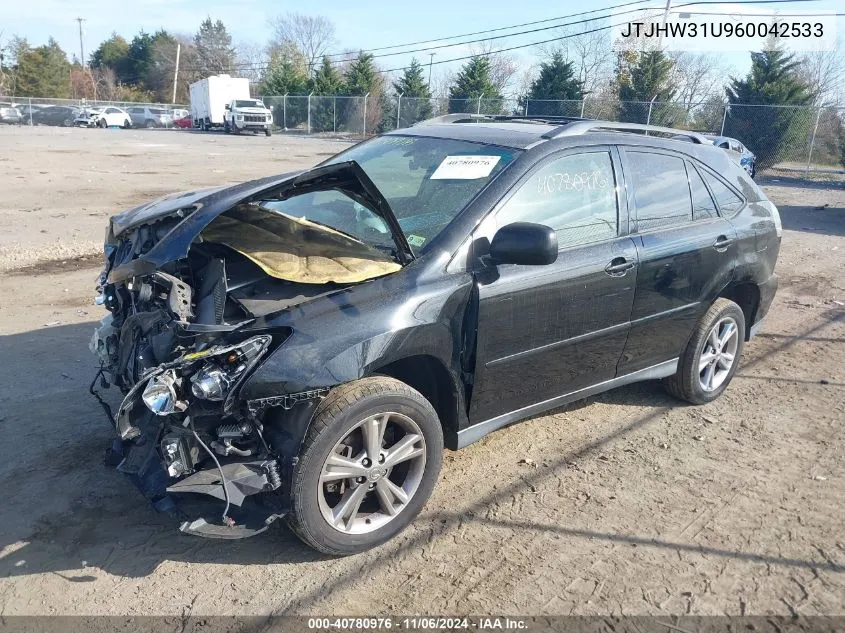 2006 Lexus Rx 400H VIN: JTJHW31U960042533 Lot: 40780976