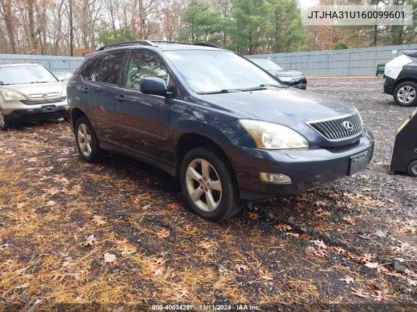 2006 Lexus Rx 330 330 VIN: JTJHA31U160099601 Lot: 40834297