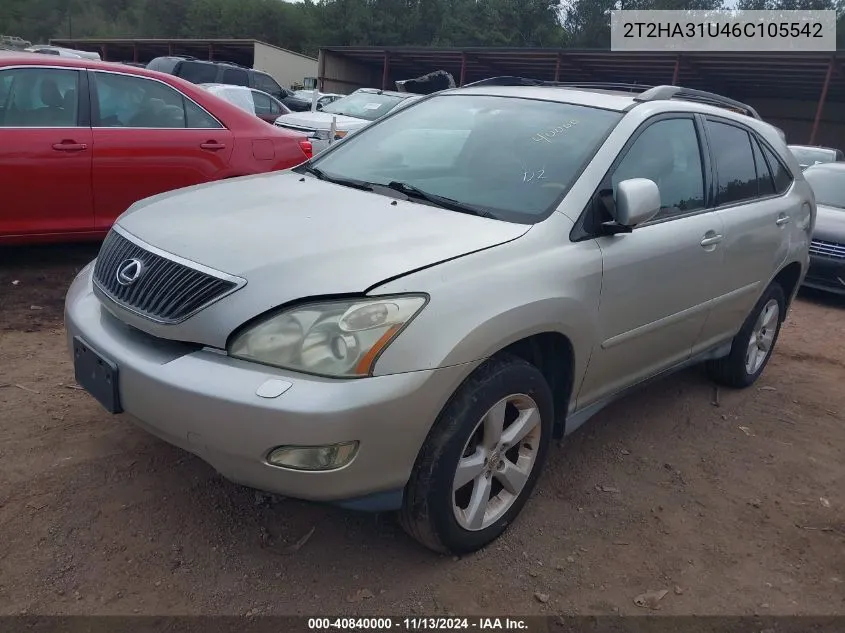 2T2HA31U46C105542 2006 Lexus Rx 330