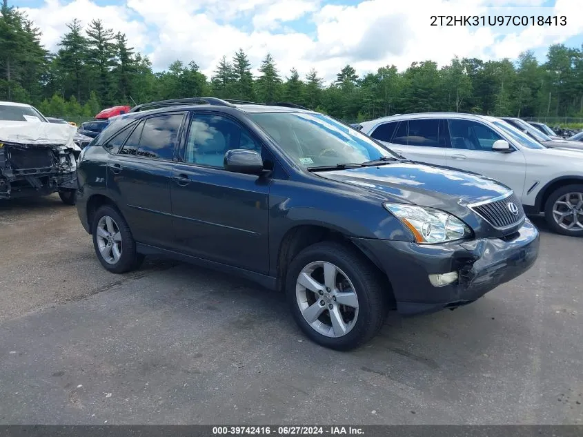 2007 Lexus Rx 350 VIN: 2T2HK31U97C018413 Lot: 39742416