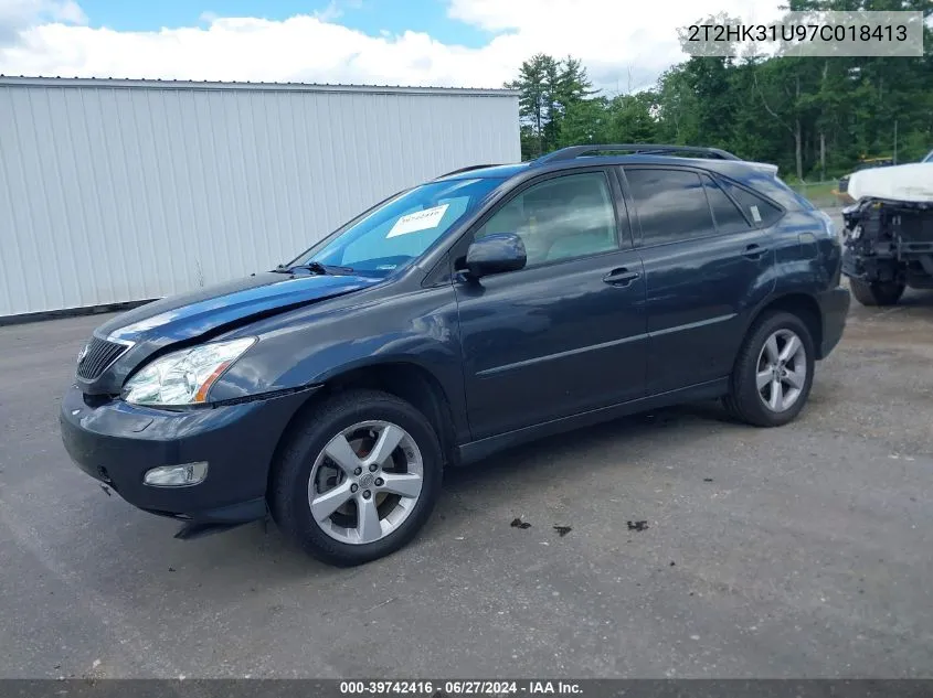 2007 Lexus Rx 350 VIN: 2T2HK31U97C018413 Lot: 39742416