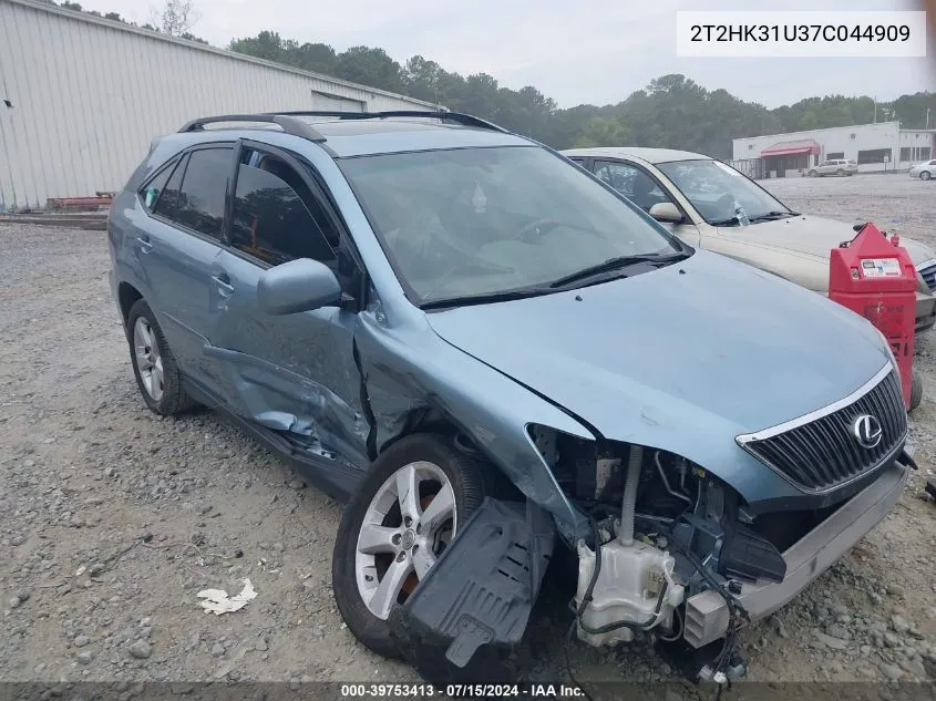 2007 Lexus Rx 350 VIN: 2T2HK31U37C044909 Lot: 39753413